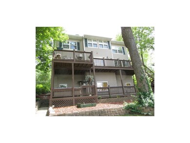 BACK ELEVATION. Showing hot tub, horseshoe pit and
