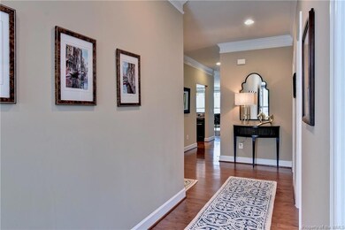 Foyer- offers privacy from kitchen/fam rm space