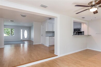 View from family room toward front door.