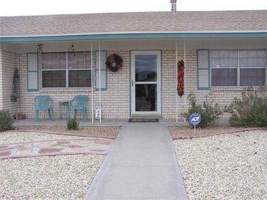 Exterior Front. Close up of storm door a
