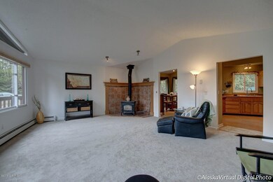 Living Room w:Wood Stove