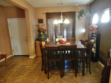 Eating area and front