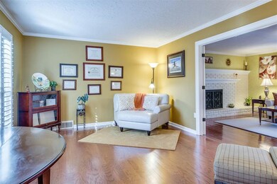 This home has a warm, traditional vibe with nice u
