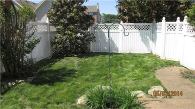 Newly sodded, fenced back yard. Private and secure place for children and pets to play.