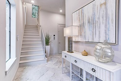 Spacious foyer.