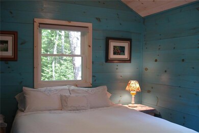 This bedroom is large enough for a...