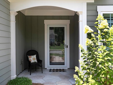 Covered front porch