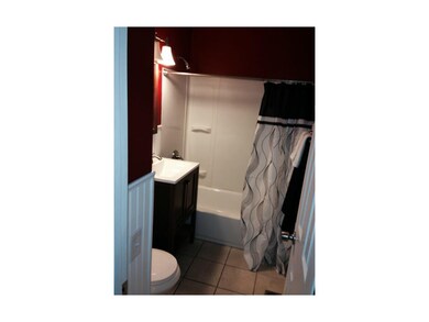 updated bath with tile floors
