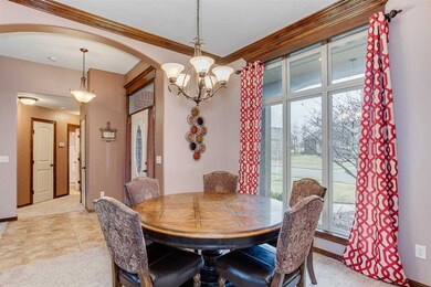 as seen from kitchen doorway.