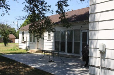 View of south side of house and patio