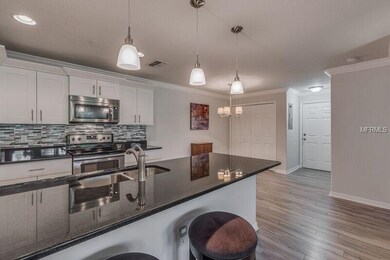 Kitchen with breakfast bar.