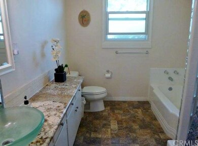 spacious Hall bath with separate tub and shower