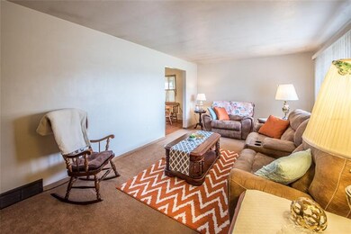 The living room is a warm and inviting space.