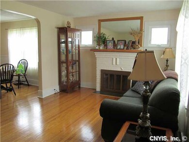 Living Room. Gleaming hardwoods, with beautiful fi