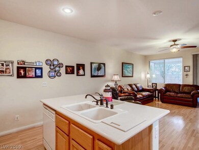 Ample counter space with a sizeable double sink an