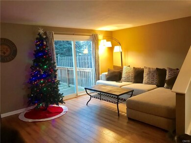 Spacious Living Room with slider out to private de