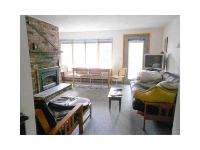 Living Room. Gas fireplace in living...