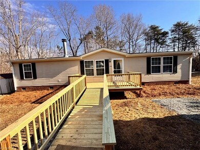 New deck and ramp to front door