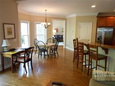 Breakfast area from den