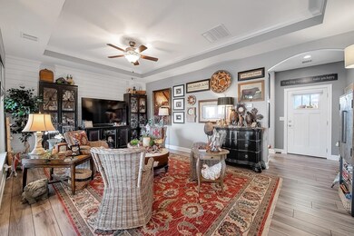 Vaulted Ceilings gives this space an elevated touch