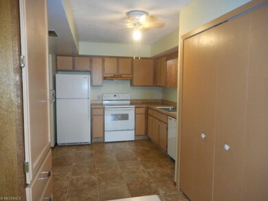 Another view of the kitchen from the dining room. 