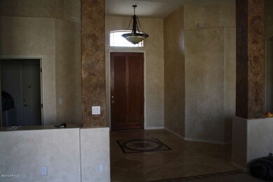 Facing the foyer