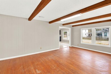 Family Room - original hard wood floors