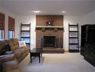 Family Room. The heart of the home! A fireplace wa