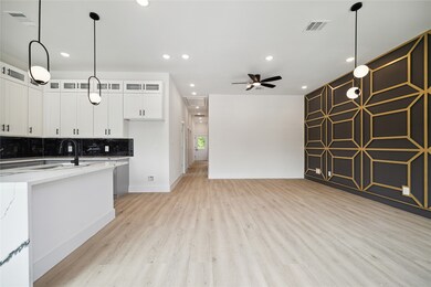 Gorgeous and open entryway into home, highlights c