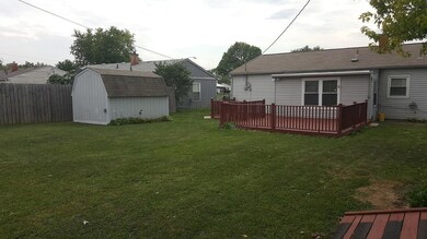 Rear of house