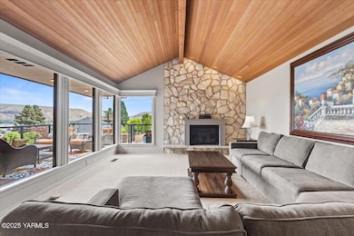 Living room with view