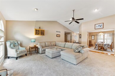 Plenty of light in this open floor plan.