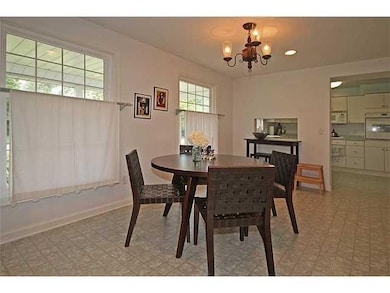 1st Floor Plan. Eating Area off the Kitchen.