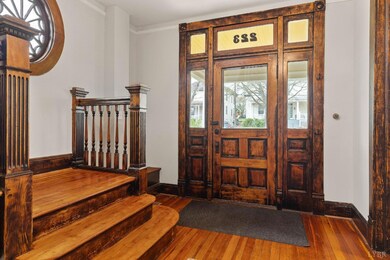 Inside the front door and foyer