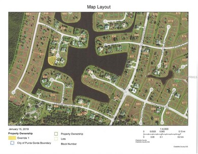 Aerial Map of Cape Horn Blvd, to San Ciprian Rd, t