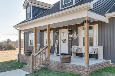 Absolutely beautiful front porch to enjoy the views on.