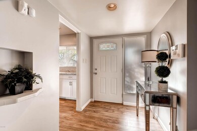 Entry-Recessed Lighting, New plank floor
