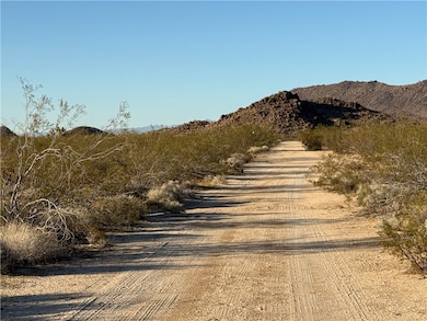 View of street with a mountain view