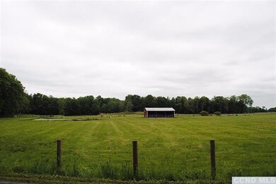 View looking north to farmland
