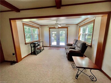Large L-shaped Family Room with gas fireplace.