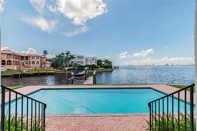 Outdoor entertaining space flows to pool