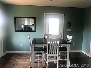 dining area and door to carport