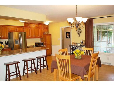 Kitchen. Plenty of room for entertaining in this open kitchen and dining room.