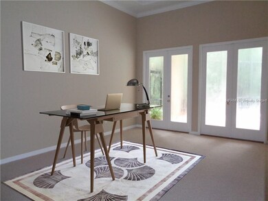 Virtually staged office