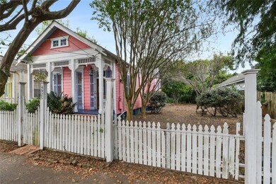 large gated side yard
