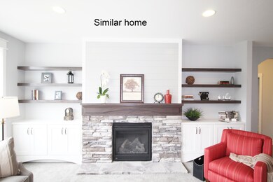 Gas fireplace with custom built ins