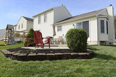 Multi-level concrete patio