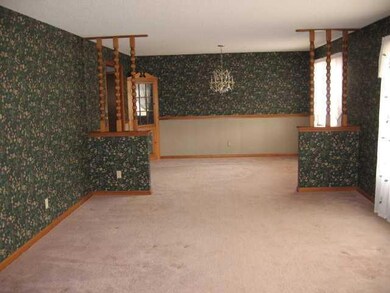 Living Room. Living room and dining room