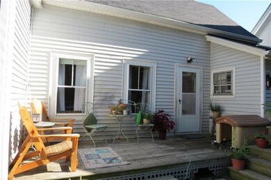 Cute little deck as you enter into...