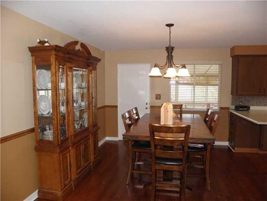Dining Room. Separate Dining Room w/ Wood Chair Ra